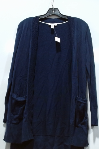 Banana Republic Women's Long Open Front Cotton Cardigan