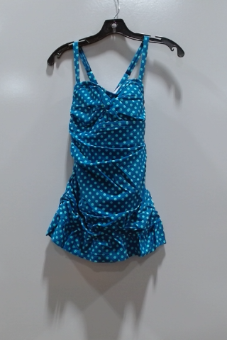 Laura Ashley Women's Sleeveless Polka Dot Mini Dress