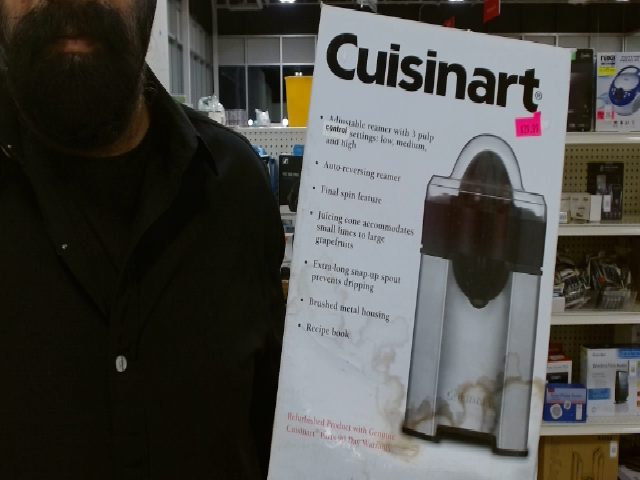 Cuisinart CCJ-500 Pulp Control Citrus Juicer Black Stainless ...