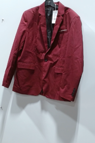 ASOS Maroon Polyester Blazer