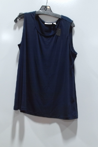 Chico's Women's Navy Jersey Tank Top