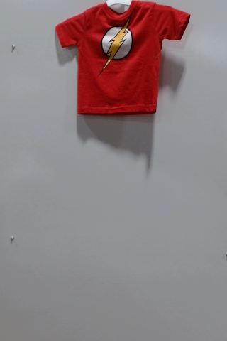 Flash Red Cotton Graphic Tee