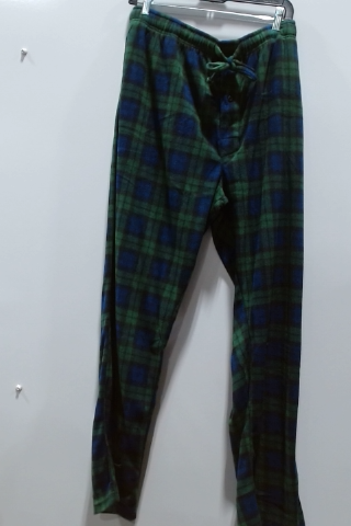 Green Plaid Pajama Pants