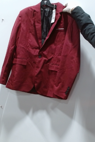 Red Solid Unbranded Blazer