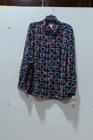 Charter Club Women's Long Sleeve Cotton Blouse
