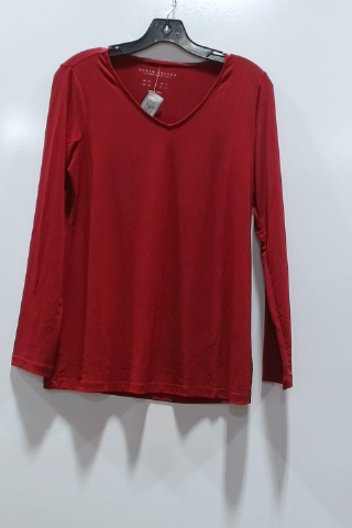 Karen Scott Women's Long Sleeve V-Neck T-Shirt