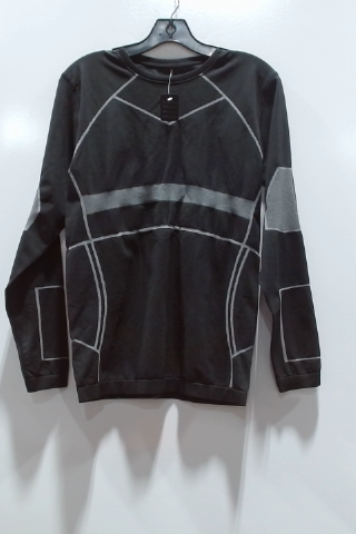 Tek Gear Men's Black Long Sleeve Activewear Sweatshirt