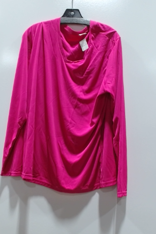 Women's Pink Long Sleeve Shirt