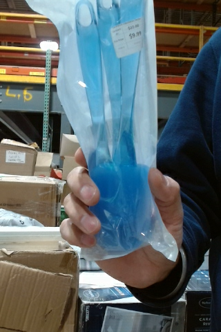 Kate Aspen Blue Ice Pop Push Up Treat Containers