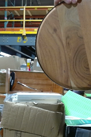 Round Wood Serving Tray