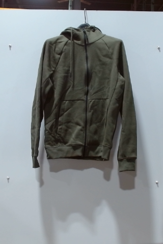Green Zip-Up Hoodie