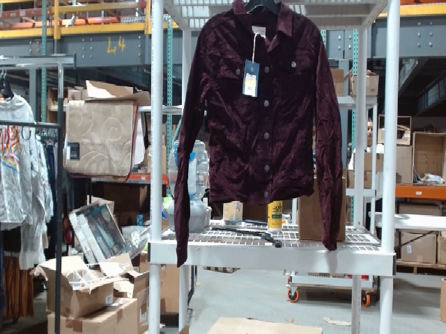 Universal Thread Burgundy Corduroy Jacket
