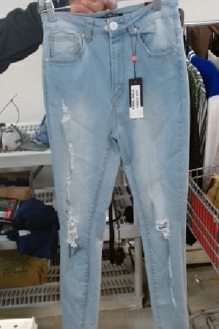 Red Fox Distressed Denim Jeans