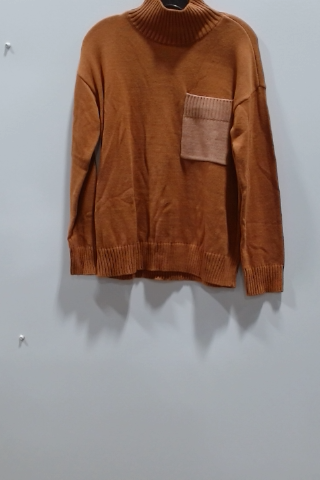 Brown Turtleneck Sweater