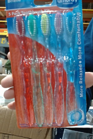 Amorfay 5-Pack Toothbrush Kit