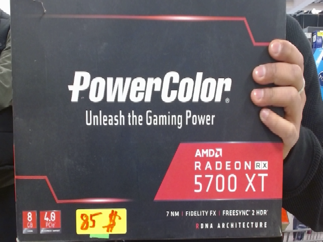 Powercolor AMD Radeon RX 5700 XT 8GB GDDR6 Fighter GPU AXRX ...