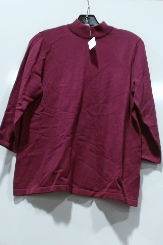 Talbots Burgundy Sweater