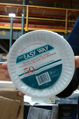 Easy Way 6-Inch Paper Plates - 50 Count