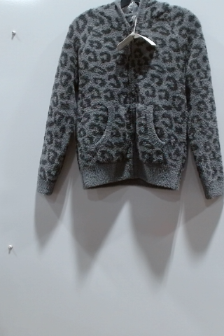 Barefoot Dreams CozyChic Leopard Zip-Up Hoodie