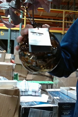 Artificial Autumn Mix in Glass Vase