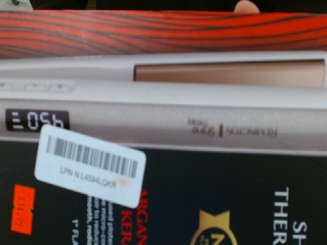 Remington Shine Therapy Argan Oil & Keratin 1 Flat Iron