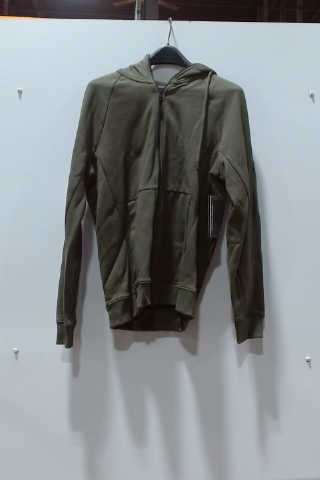Green Cotton Activewear Hoodie