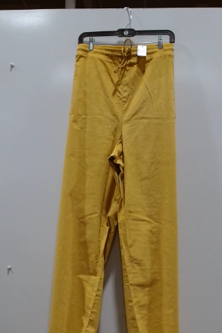 Mustard Cotton Pants