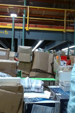 Blue and White Fabric