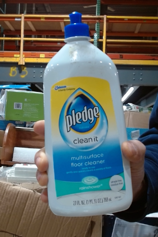 Pledge Clean It Multi-Surface Floor Cleaner Rainshower Scent 27 fl oz