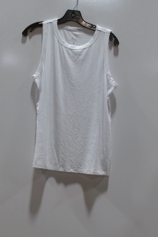 Ava & Viv Women's White Sleeveless Tank Top
