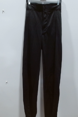 Black High-Waisted Dress Pants
