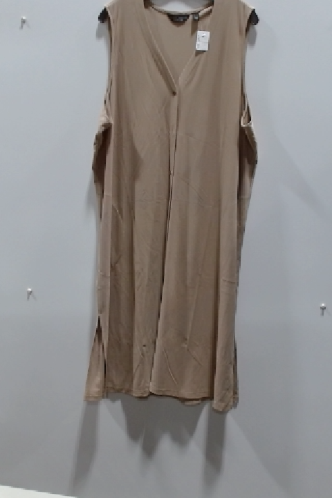 NY Collection Women's Sleeveless V-Neck Tunic Top