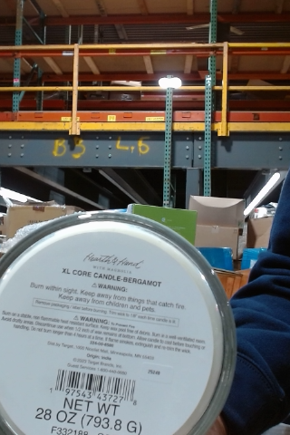 Hearth & Hand with Magnolia XL Core Candle-Bergamot