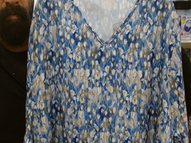 Floral V-Neck Blouse