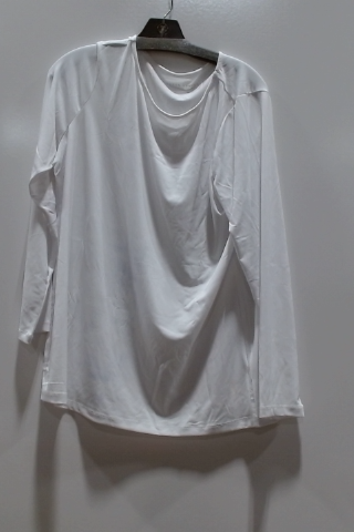White Long Sleeve Polyester Shirt