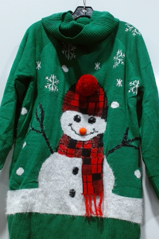 Festive Snowman Christmas Sweater