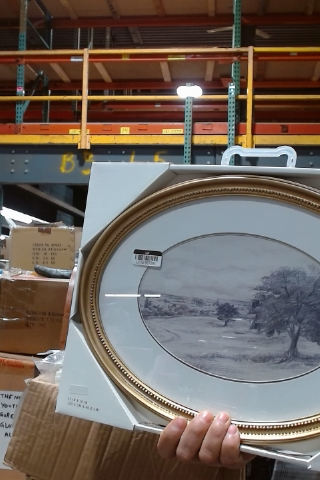 Martha Stewart Oval Gold Picture Frame