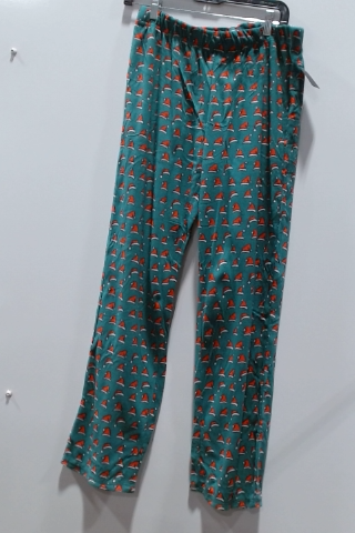 Teal Holiday Pajama Pants