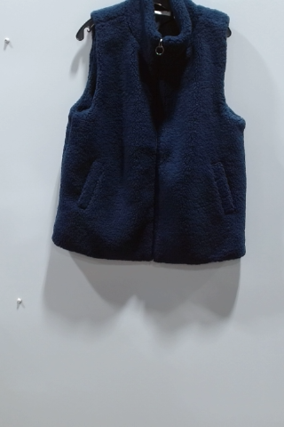 Women's Blue Fleece Vest