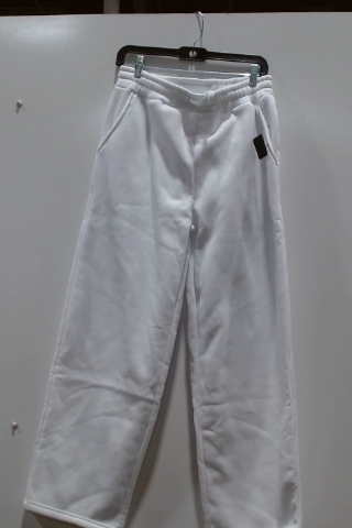 Nike White Cotton Activewear Joggers