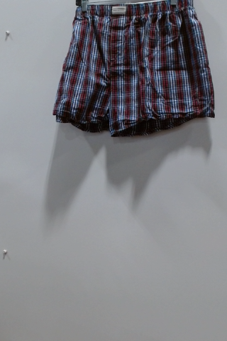 Stafford Men's Red Plaid Boxer Shorts