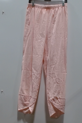 Pink Satin Pajama Pants