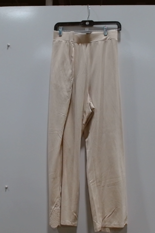 Beige Split Leg Pants