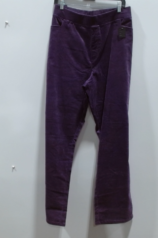 Alfred Dunner Purple Velvet Pants