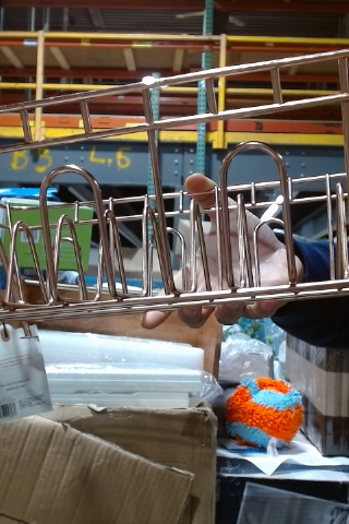 Copper Metal File Holder Rack