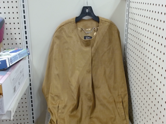 DENIM24/7 Suede Cape Khaki