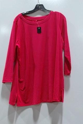 Alfred Dunner Women's 3/4 Sleeve Tunic Top