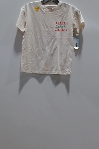 Cat & Jack Girls' Fa La La Graphic T-Shirt - Cream