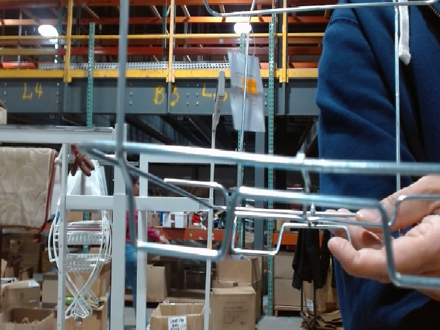Silver Metal Rack