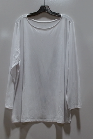 White Long Sleeve Crew Neck T-Shirt